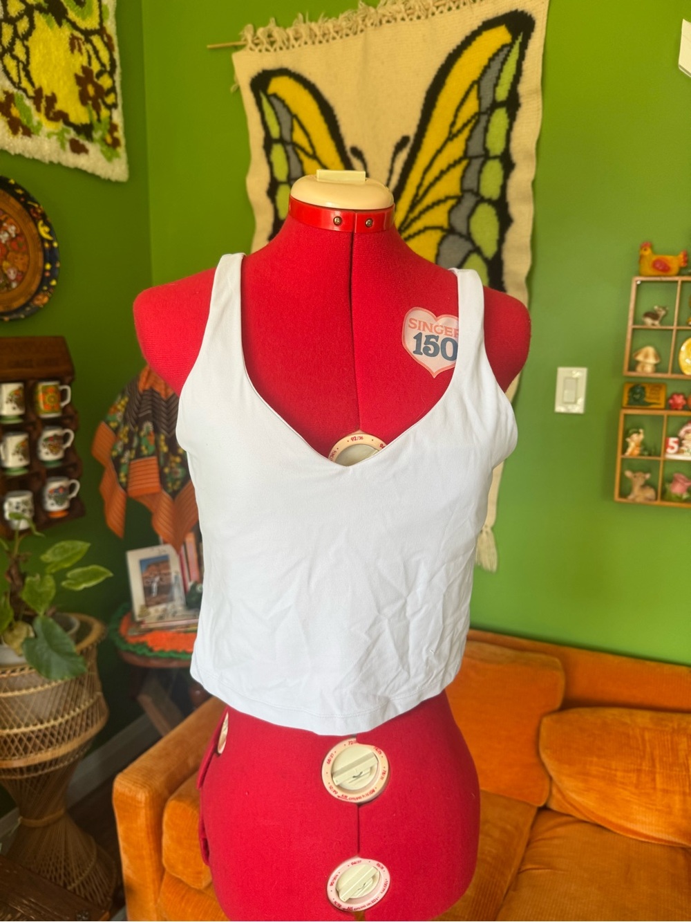 lululemon athletica purple Scoop Neck Crop Tank